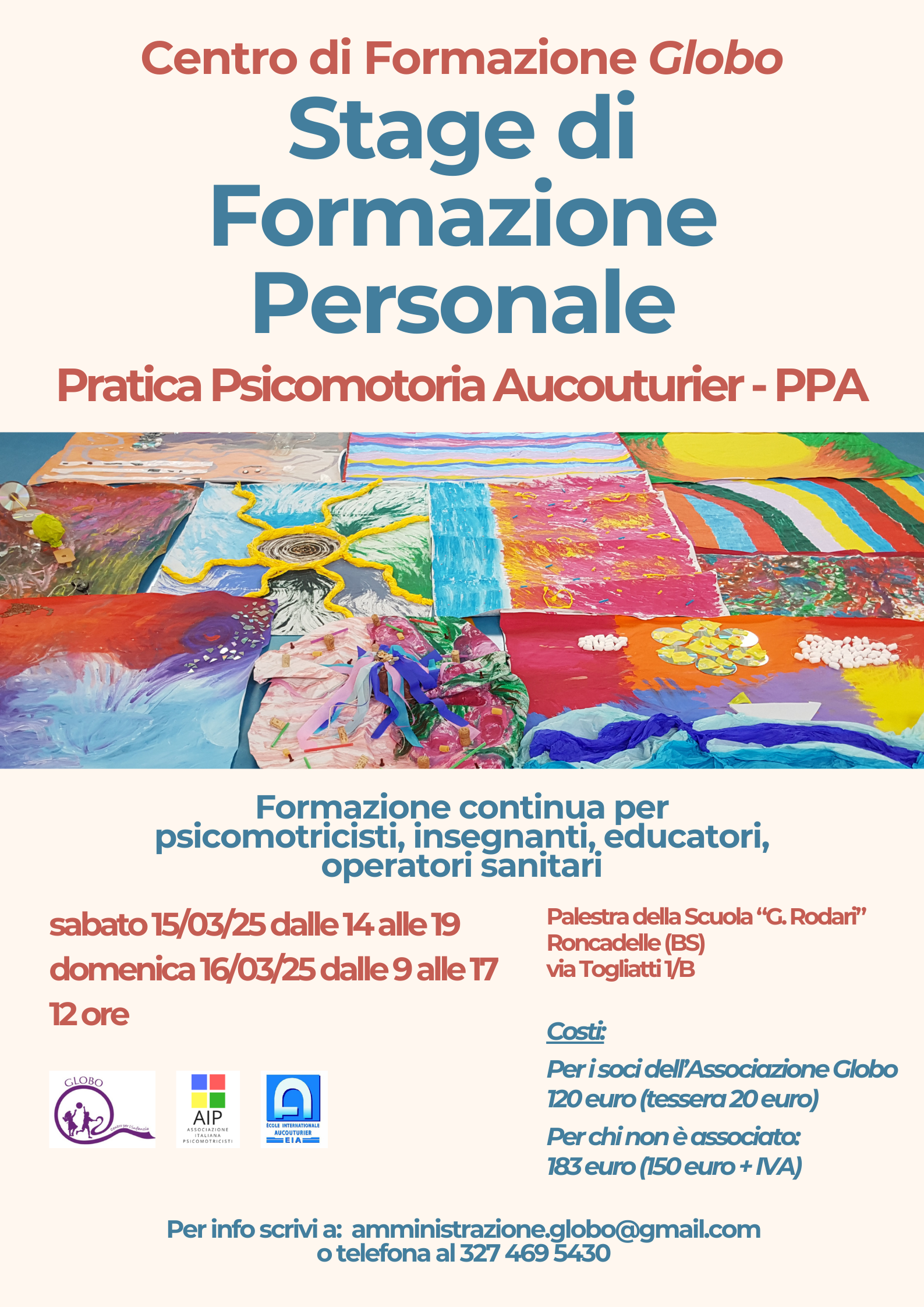 Al momento stai visualizzando STAGE DI FORMAZIONE PERSONALE – 2025